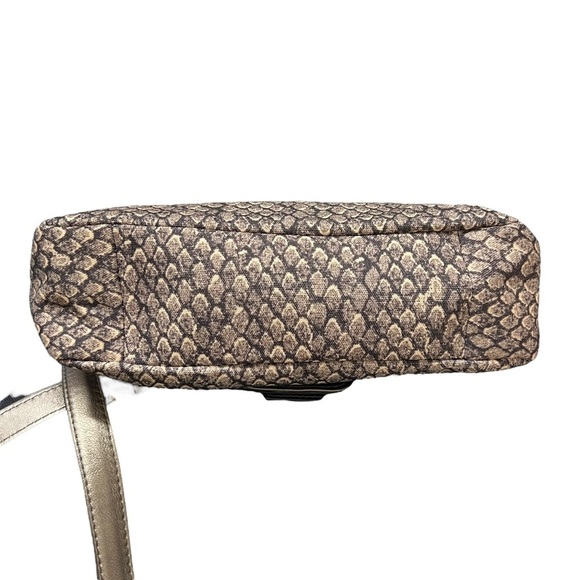 Coach Taylor Snake Print Flap Crossbody Purse - Picture 6 of 11
